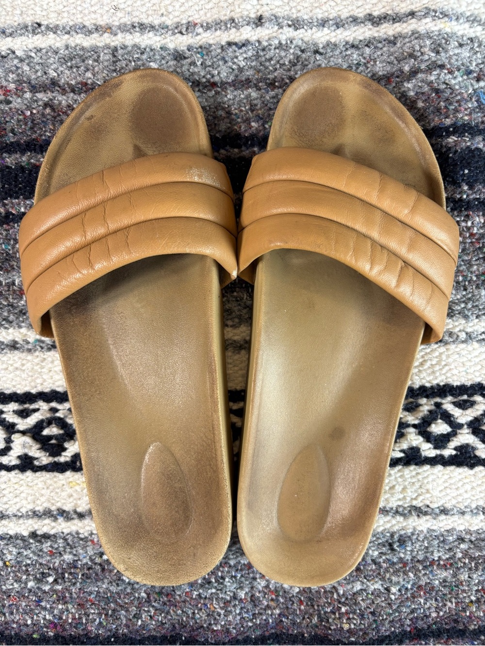 Beatrice Valenzuela Sand Classic Sandalia size 9 Leather Sandals Slides